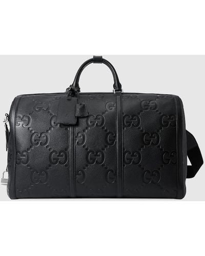 Gucci Jumbo GG Large Duffle Bag - Black