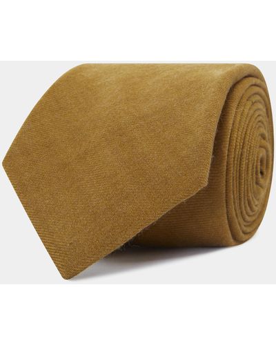 Gutteridge Corbata de lana - Marrón