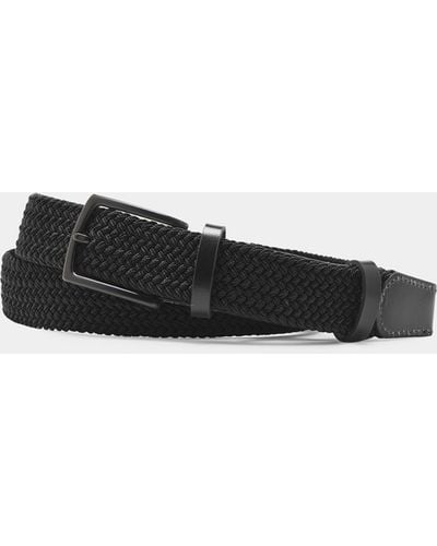Gutteridge Cinturón trenzado elástico - Negro