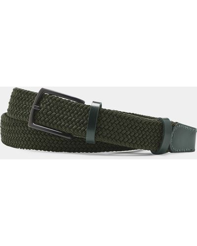 Gutteridge Cinturón trenzado elástico - Verde