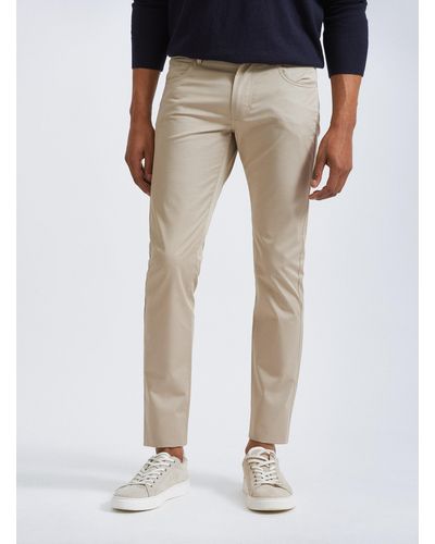 Gutteridge Pantalones de 5 bolsillos en sarga ligera de algodón - Multicolor