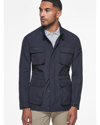 Gutteridge Field jacket in tessuto tecnico - Blu