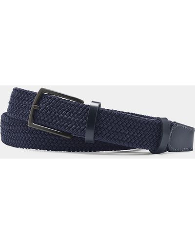 Gutteridge Cintura elastica intrecciata - Blu