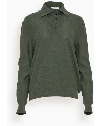 Lemaire Trompe L'Oeil Sweater - Green