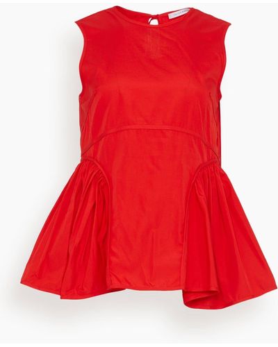 Red Cecilie Bahnsen Tops for Women | Lyst