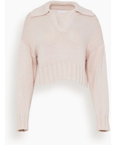 SABLYN Long Sleeve Sweater - White
