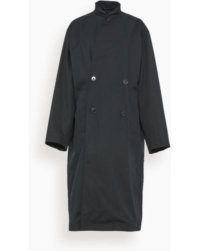 Lemaire Wrap Collar Trench - Black