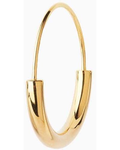 Maria Black Gold-plated Serendipity Small Single Hoop Earring - Metallic