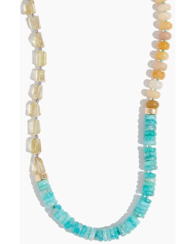 Lizzie Fortunato Chama Necklace In Seaside - Blue