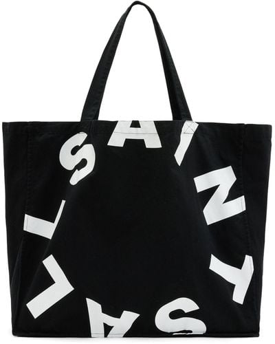 AllSaints Large Tierra Logo Tote Bag - Black