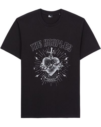 The Kooples Cotton Heart-And-Dagger T-shirt - Black