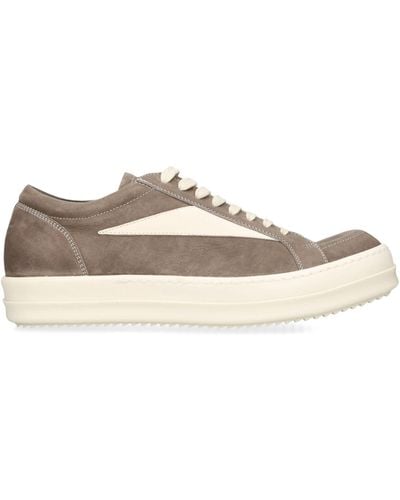 Rick Owens Leather Vintage Low-top Sneakers - Brown