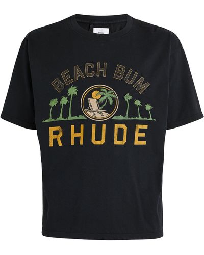 Rhude Palmera T-shirt - Black