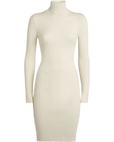 Wolford Wool-cotton Ribbed Dress - White