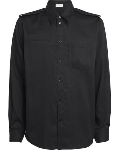 Helmut Lang Cotton Long-sleeve Shirt - Black