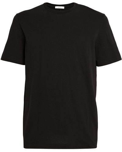The Row Supima Cotton Luke T-shirt - Black