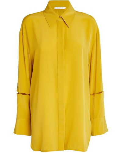 Camilla & Marc Silk Seren Shirt - Yellow