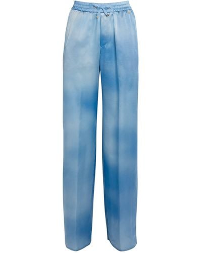 Herno Tie-dye Celeste Pants - Blue