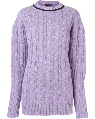 Cashmere In Love Silk-cashmere Sena Sweater - Purple
