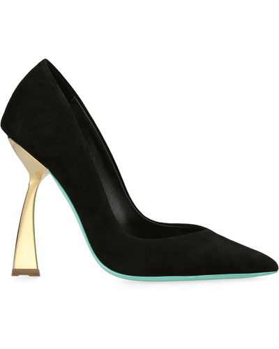 Marion Ayonote Suede As I Am Court Shoes 100 - Black