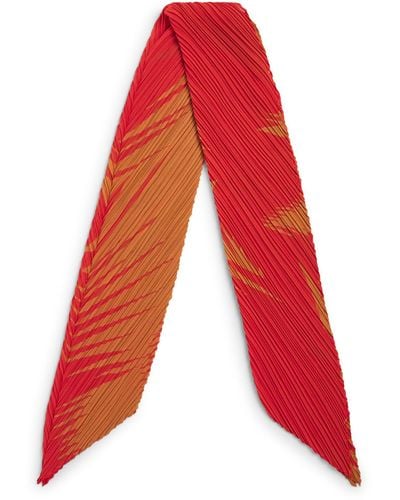 Pleats Please Issey Miyake Piquant Scarf - Red
