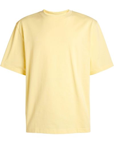 Studio Nicholson Dropped-shoulder T-shirt - Yellow