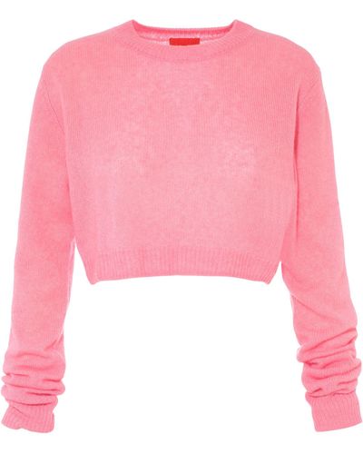 Cashmere In Love Cashmere-blend Como Sweater - Pink