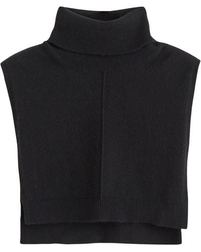 Chinti & Parker Wool-cashmere Rollneck Tabard - Black