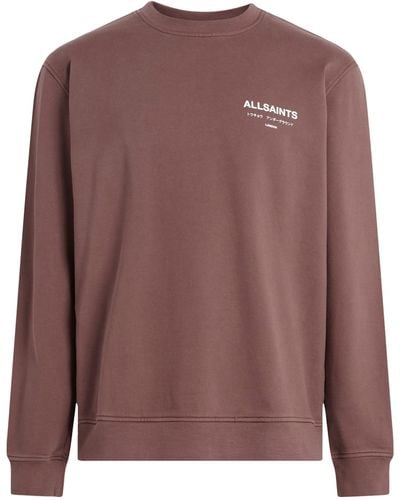 AllSaints Cotton Underground Sweatshirt - Brown