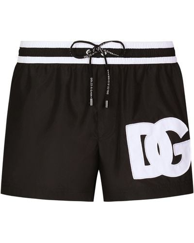 Dolce & Gabbana Dg Millennials Shortie Boxers - Black