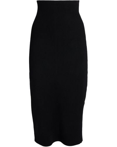 Victoria Beckham Vb Body Midi Skirt - Black