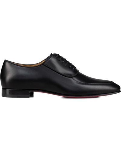 Christian Louboutin Leather Lafitte Oxford Shoes - Grey