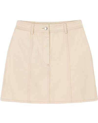Aeron Denim Rudens Mini Skirt - Natural
