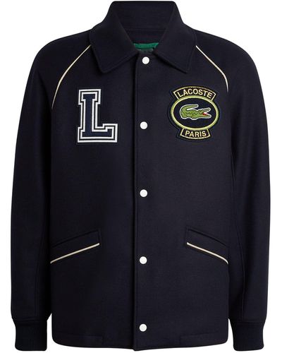 Lacoste French Heritage Varsity Jacket - Blue