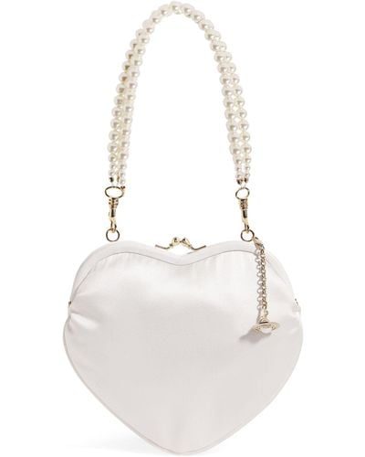 Vivienne Westwood Belle Heart Top-handle Bag - White