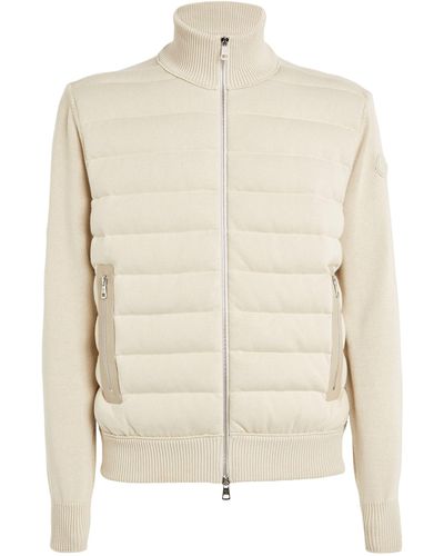 Moncler Cotton Padded Cardigan - White