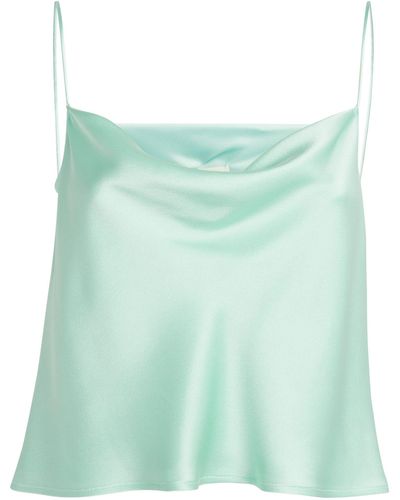LAPOINTE Satin Cropped Cami - Green