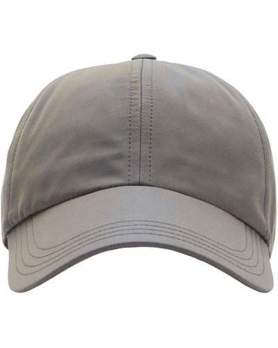 Burberry Cotton Baseball Cap - Grey