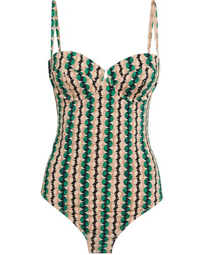 Evarae Printed Holly Swimsuit - Green
