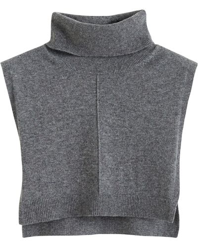 Chinti & Parker Wool-cashmere Rollneck Tabard - Grey