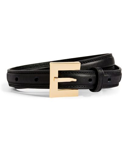 Anine Bing Leather Nicola Belt - Black