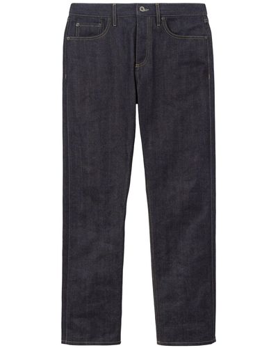 Burberry Japanese Denim Straight Jeans - Blue