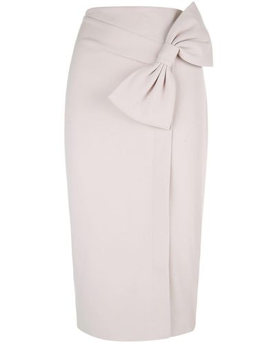 Ted Baker Liyah Bow Pencil Skirt - Pink