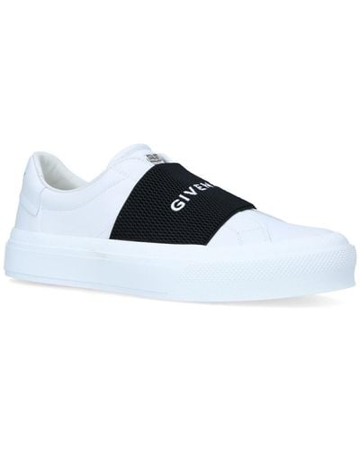 Givenchy Leather City Court Slip-on Sneakers - Blue