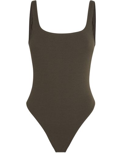 Matteau Nineties Maillot Swimsuit - Brown