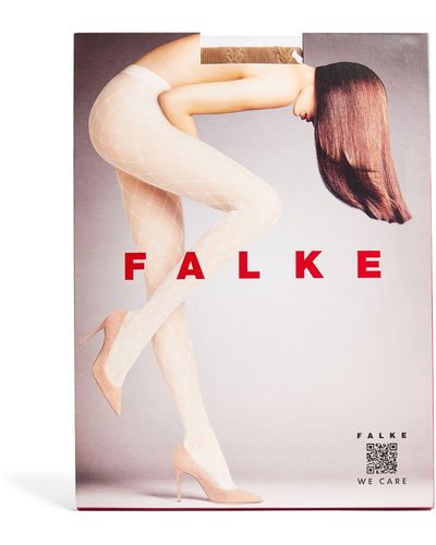FALKE Twisted Story Tights - Pink
