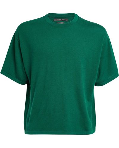 Begg x Co Cashmere T-shirt - Green
