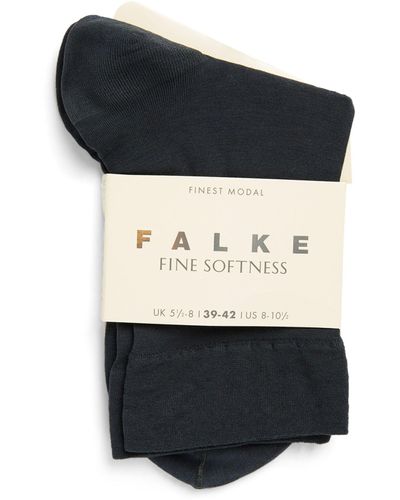 FALKE Fine Softness Socks - Black