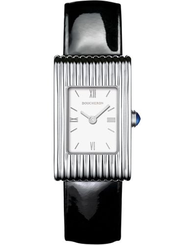 Boucheron Stainless Steel Reflet Watch 18mm - Black