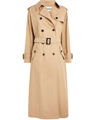 Herno Cotton Trench Coat - Natural